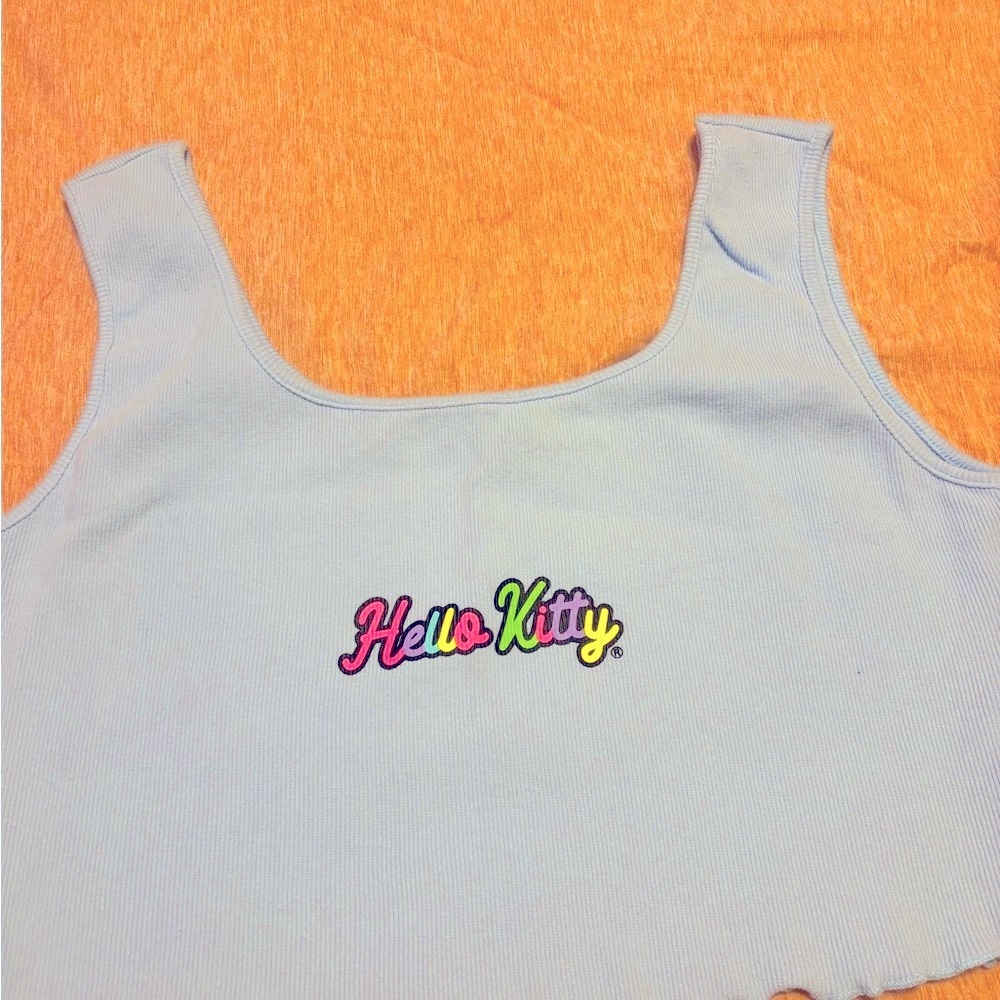 SHEIN x Hello Kitty Light Blue Top - NWOT